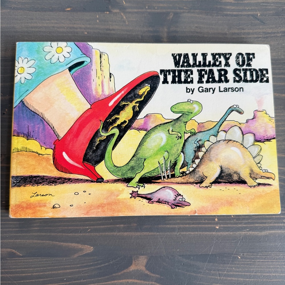 Vintage Far Side comic book
Valley of the far side